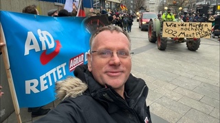 Montag, 8. Januar 2024 - Bauernproteste in Deutschland - die AfD Stuttgart mit dabei
