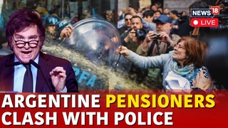 Javier Milei News LIVE | Argentina Protests LIVE : Pensioners March In Protest In Argentina | N18G