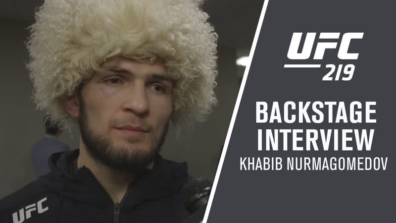 UFC 219: Khabib Nurmagomedov With Thirty Minutes Rest, I Could Fight One More