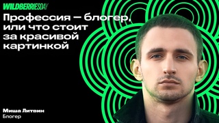 WBDAY: Профессия  блогер, или что стоит за красивой картинкой | Миша Литвин, блогер