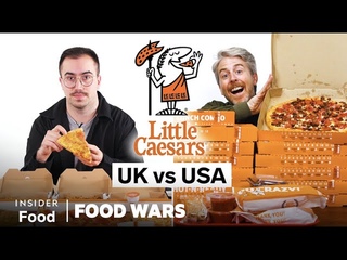 US vs UK Little Caesars | Food Wars | Insider Food