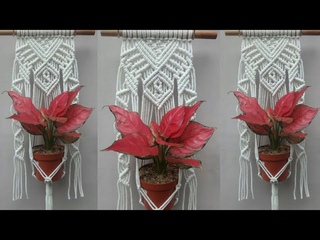 DIY Macrame | Macrame Plant Hanger New Design Simple | Tutorial | For Beginners