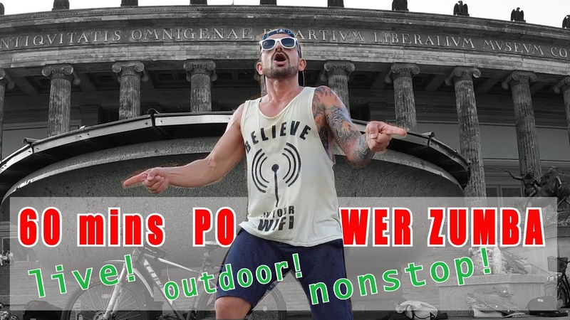 Live Zumba openair session One hour non stop. Power. Fun. Best