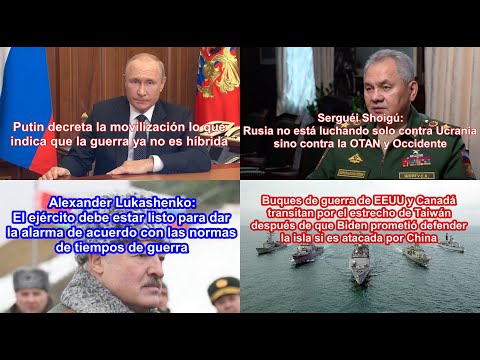 La guerra entra en su fase decisiva Putin decreta movilización, ya nada será igual a partir de