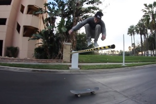 Skater Nails HUGE Hippie Jump!
