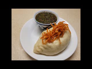 Корейские паровые пирожки с мясом и капустой. Пигоди
