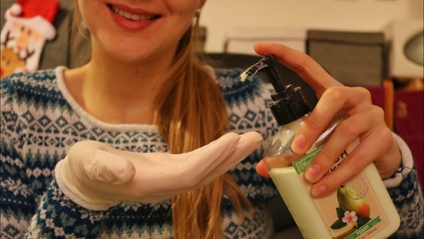 fast ASMR ASMR Binaural Rubber Gloves Lotion (+ Hand Movements), женский, ,шепот, ,руки,