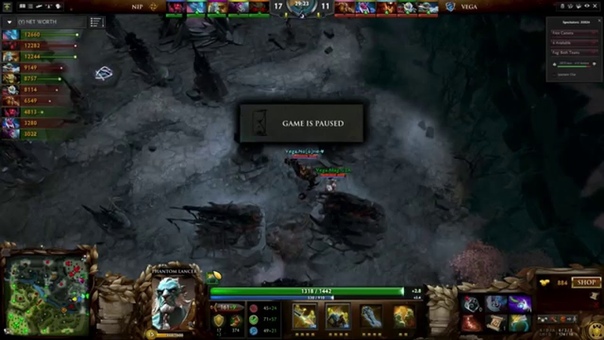 Vega vs Ni P game