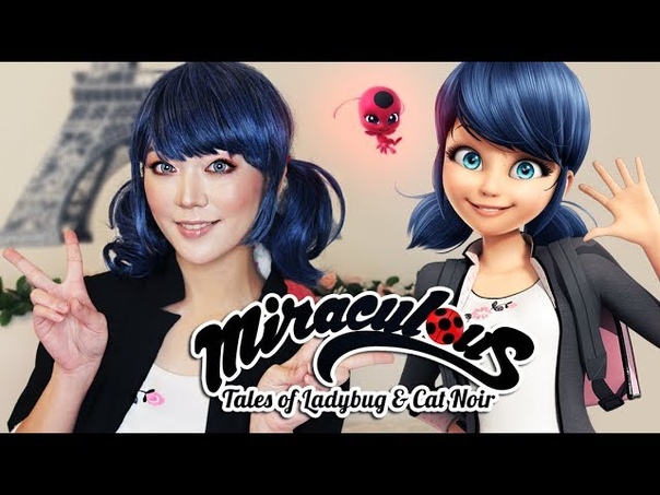 Miraculous Ladybug Season 2 MARINETTE Cosplay Makeup Tutorial ft Michigopyon, Valory
