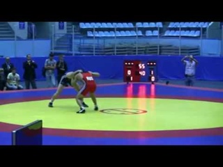 Осетин Бесик Кудухов и Ахмед Чакаев 60 кг Полуфинал Чемпионат России 2009