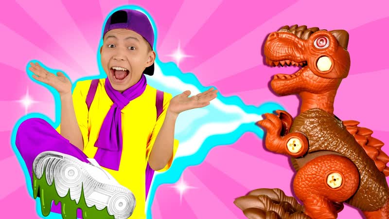 Dino, Dino, Help Me Clean Up, Kids Songs Nursery Rhymes,