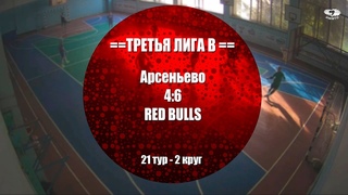 3 Лига - Группа В - 21 тур - Арсеньево 4:6 RED BULLS
