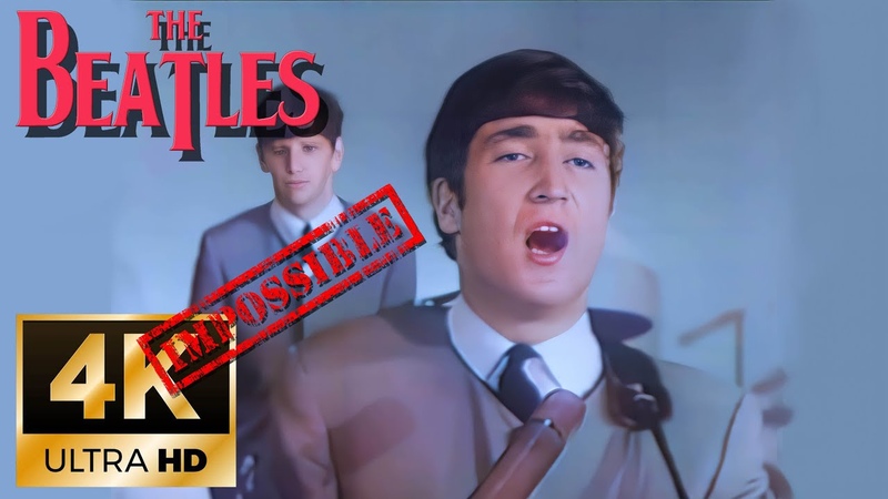 The Beatles AI 4 K Colorized, Hard Restore Twist And Shout