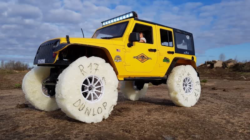 ПЕНА вместо шин. .. Тест на бездорожье Offroad 4x4 на