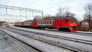 ЭД2Т-0050 (ТЧ-3) п. №6016/6015 Голицыно - Подольск + ЧС7-097 (ТЧЭ-1) с п. №074О Кривой Рог - Москва.