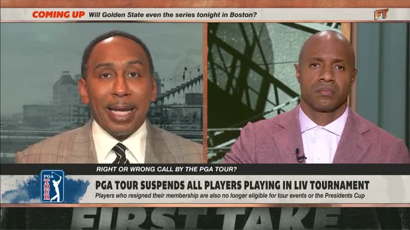 Reacting to the PGA Tour suspending ALL players playing in the LIV tournament, First