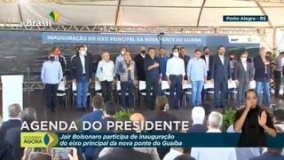 #AoVivo: Inaugurao do eixo principal da Nova Ponte do Guaba