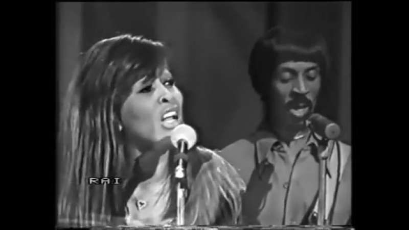 Ike Tina Turner Proud Mary live on Italian TV