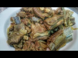 Жареные бараньи ребрешки(Куурдак)