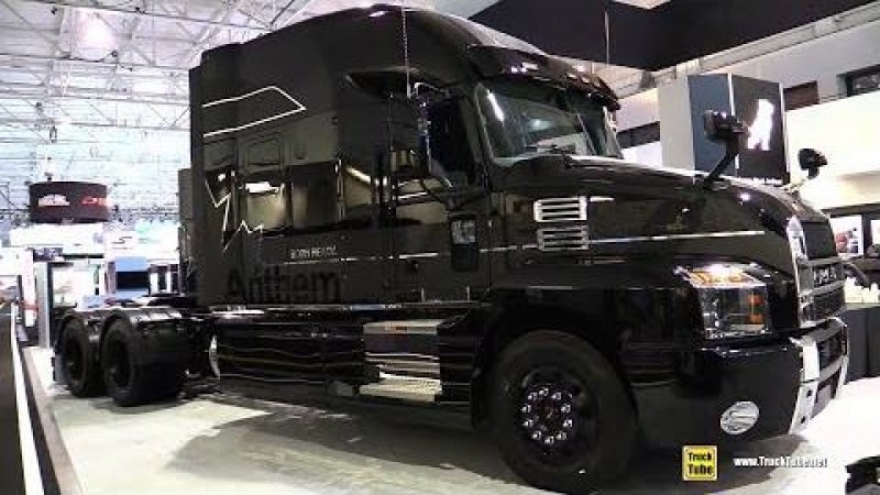 2018 Mack Anthem 64 T 70inch MP8 505 C Sleeper Exterior Interior Walkaround 2018