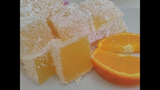 Portakallı lokum nasıl yapılır / ev yapımı lokum tarifi / turkish delight
