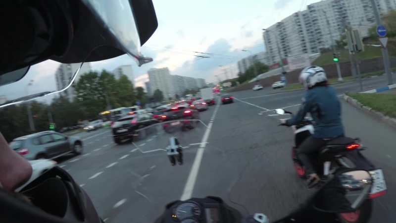 Тест драйв KTM DUKE 200 Ленка на М4