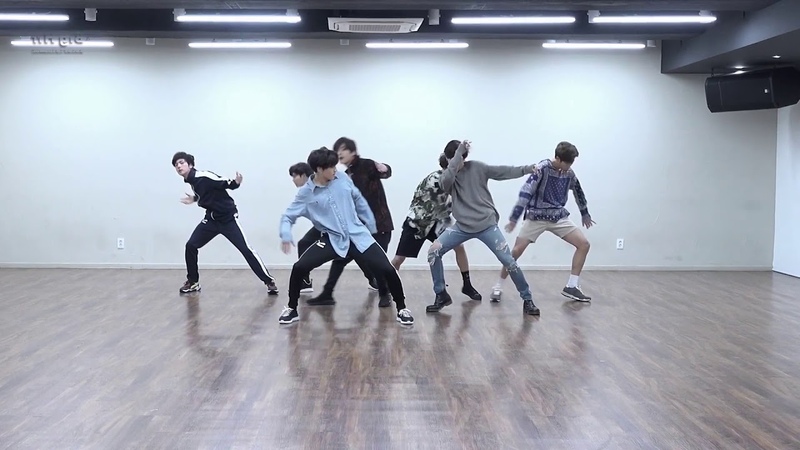 mirrored 50 slowed BTS FAKE LOVE Dance