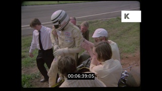 1960s, 1970s Racing Car Crashes, British Grand Prix, 35mm