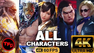 TEKKEN 8 - ALL Characters Trailers - 4K / 60FPS Compilation