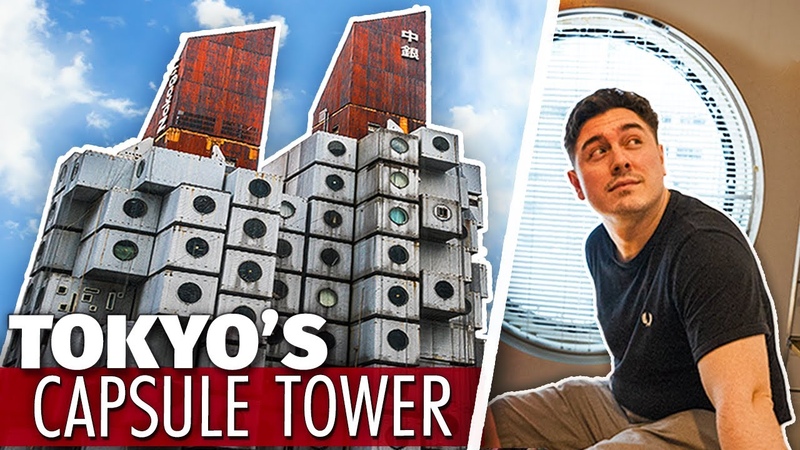 Inside Japan s CAPSULE Tower, 140 TINY Tokyo