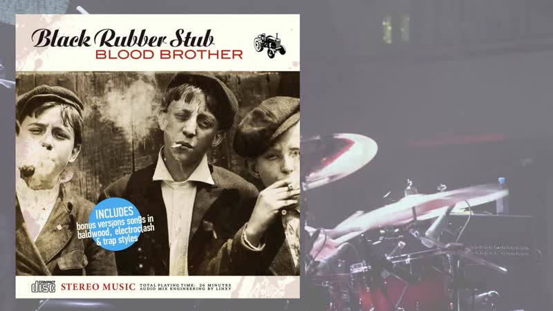 Black Rubber Stub He Never Left (electroclash), Official Audio, Blood Brother, STUB records,