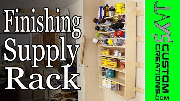 French Cleat Pocket Hole Finishing Supply Rack