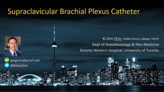 Ultrasound-Guided Supraclavicular Brachial Plexus Catheter Insertion