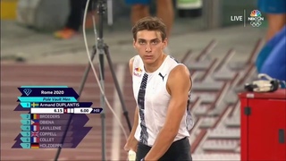 Armand Duplantis  | Pole Vault |  Rome Diamond League 2020