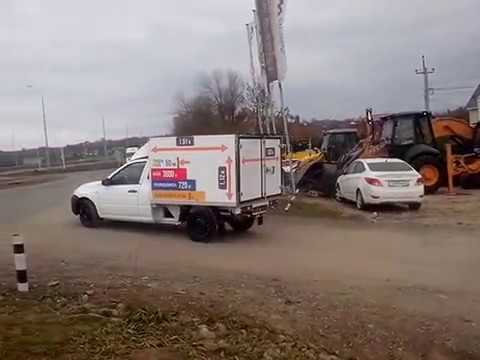 MIX Пикап ВИС 2349 Лада Гранта изотермический фургон, Pick up