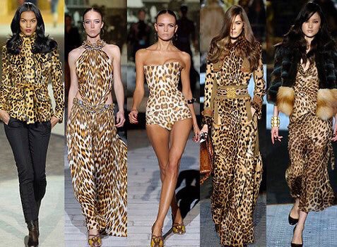 Леопардовое Платье Мода фото 5