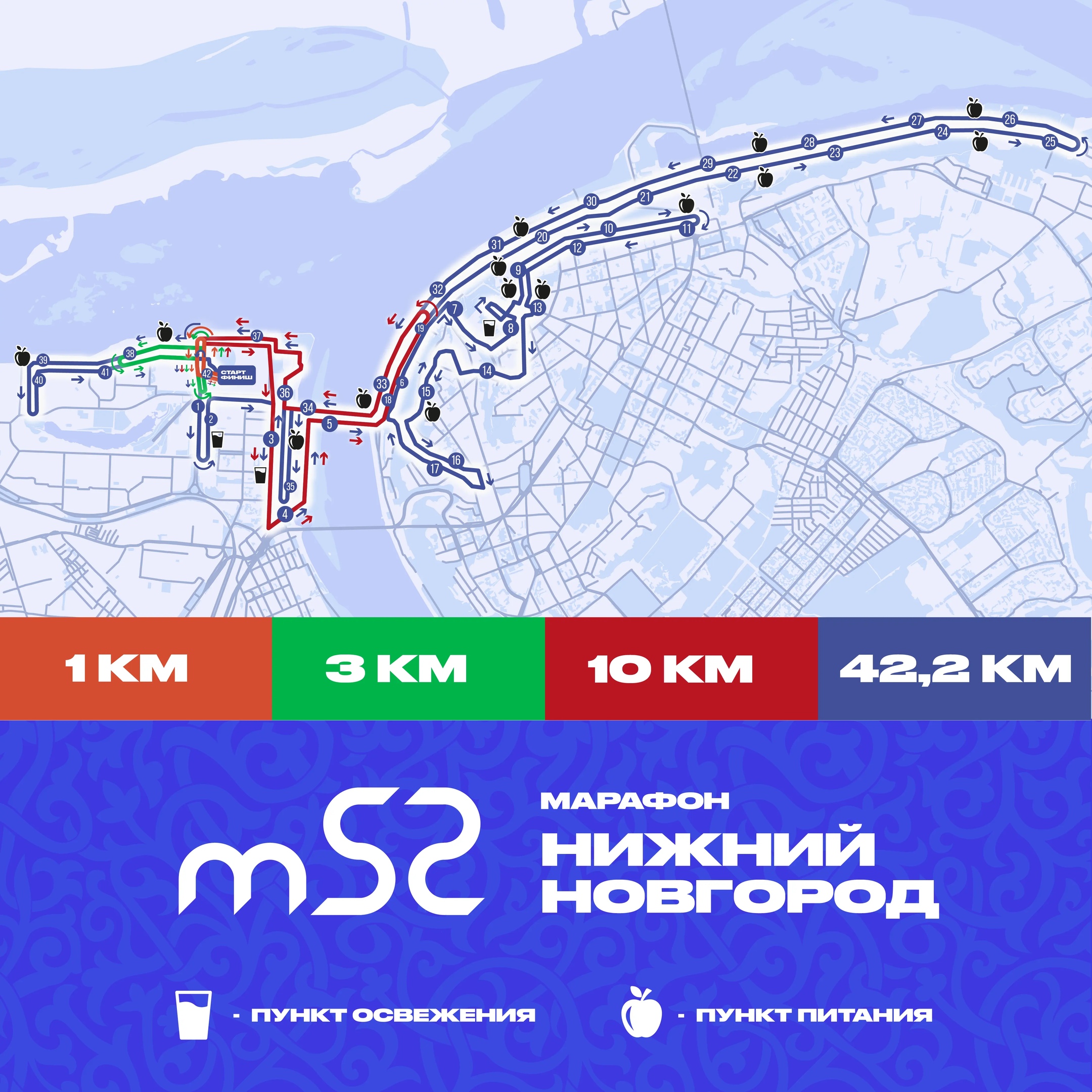 Легкоатлетический забег "Марафон Нижний Новгород" пройдет 27 августа