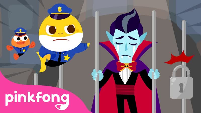 Police Baby Shark vs. Halloween Monsters, Halloween Story for Kids, Pinkfong