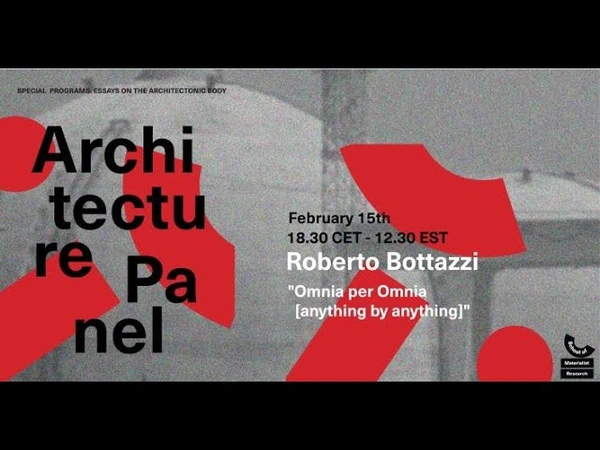Roberto Bottazzi: Omnia per Omnia anything by