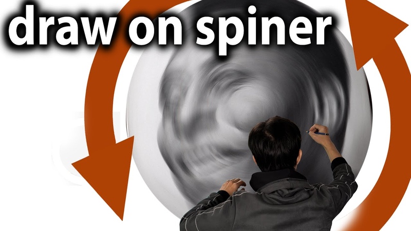 Pele Drawing Challenge On A Spinner DP ART