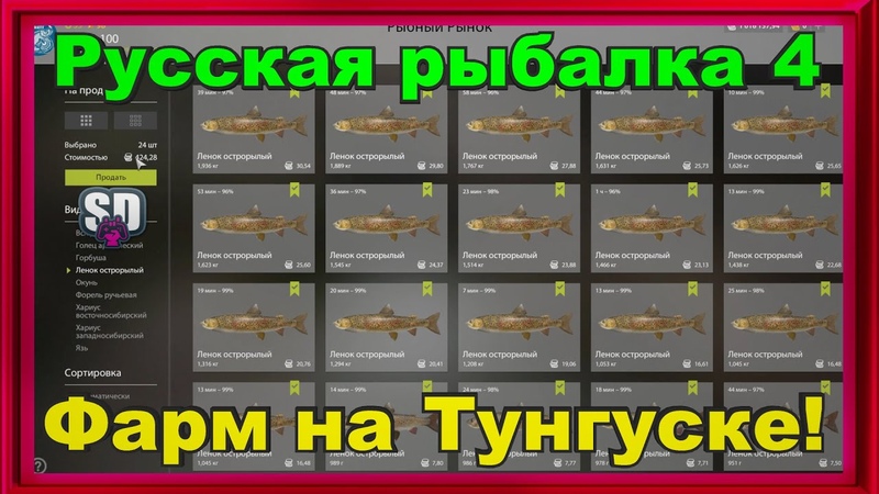 Русская рыбалка 4 Тунгуска Фарм на Popper 65f 001