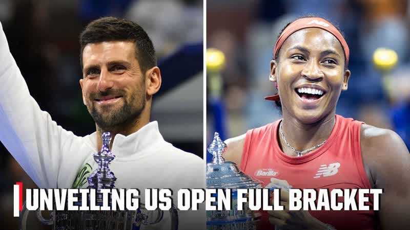 FULL REACTION to 2024 US Open Mens Womens Draw Reveal, 2024 US