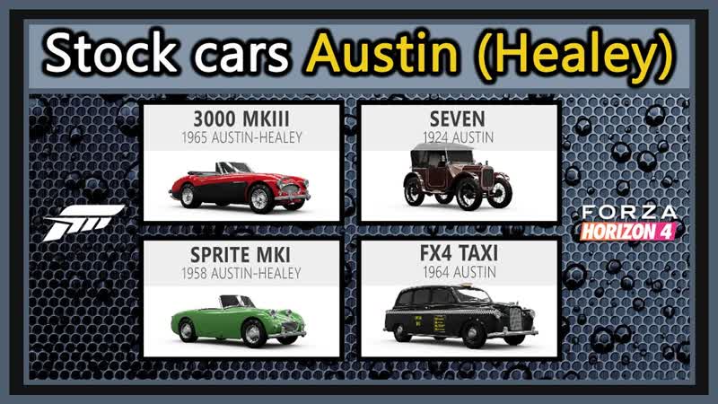 Stock cars Austin ( Healey), Forza Horizon 4,