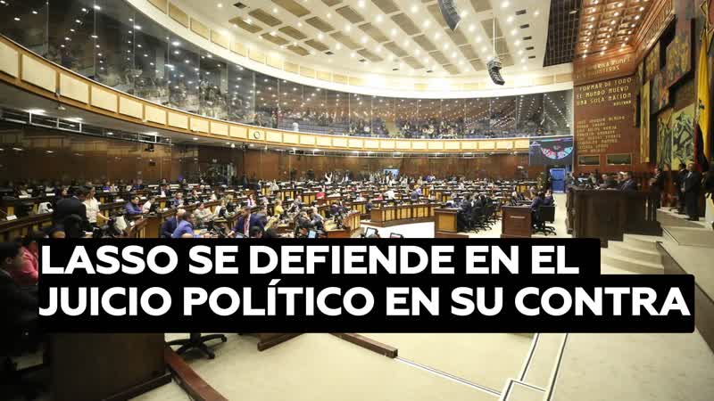 Una inventiva sin parangón: Lasso se defiende en el juicio político en su