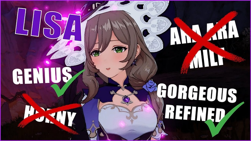 GENSHIN IMPACT EASTER EGG LISA WEAVES MUSIC IN