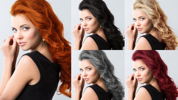 How to Change Hair Color ( Dark, Brunette to other colors) Photoshop