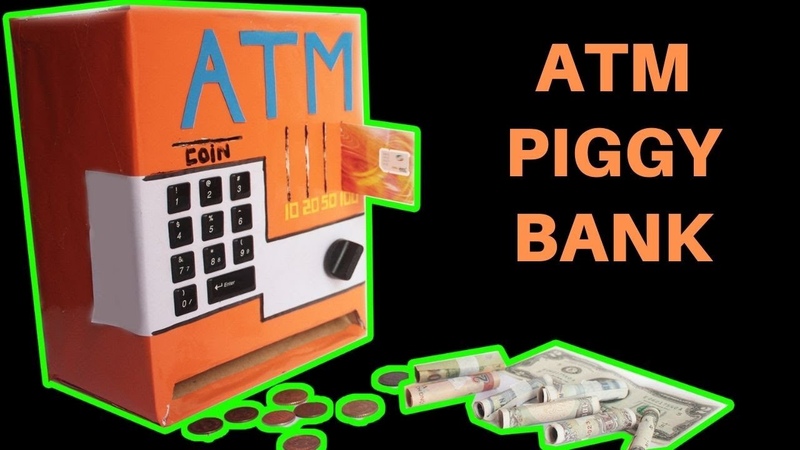 How to make an ATM PIGGY BANK at Home Just5mins,
