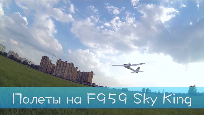 Полеты на WLtoys F959 Sky King с Banggood